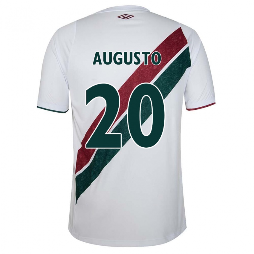 Gyermek Renato Augusto #20 Fehér Zöld Barna Idegenbeli Jersey 2024/25 Mez Póló Ing