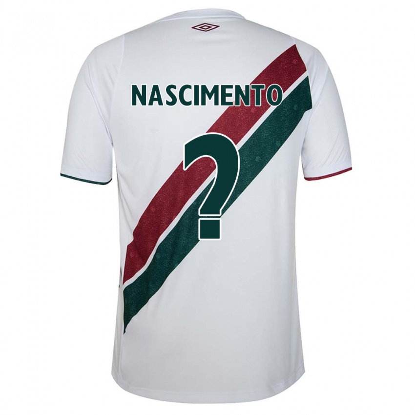 Gyermek Hiago Nascimento #0 Fehér Zöld Barna Idegenbeli Jersey 2024/25 Mez Póló Ing