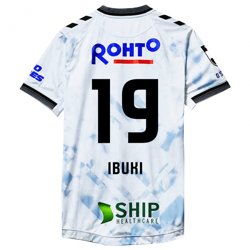 Gyermek Ibuki Konno #19 Fehér Fekete Idegenbeli Jersey 2024/25 Mez Póló Ing