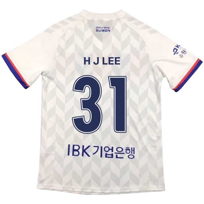 Gyermek Jae-Hoon Lee #31 Fehér Kék Idegenbeli Jersey 2024/25 Mez Póló Ing