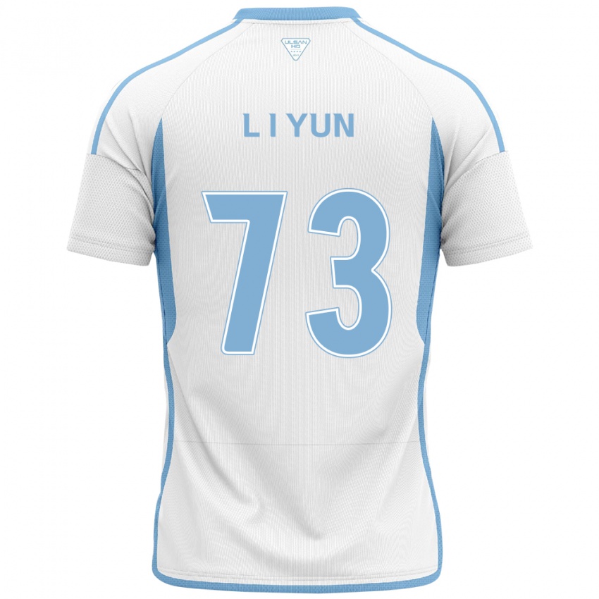 Gyermek Il-Lok Yun #73 Fehér Kék Idegenbeli Jersey 2024/25 Mez Póló Ing