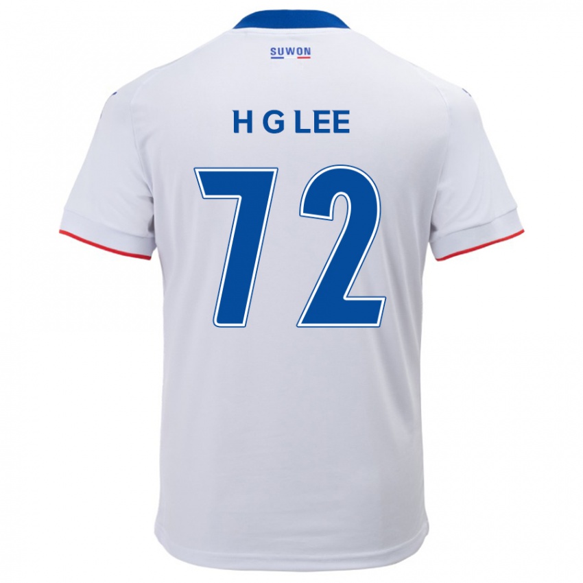 Gyermek Geon-Hee Lee #72 Fehér Kék Idegenbeli Jersey 2024/25 Mez Póló Ing