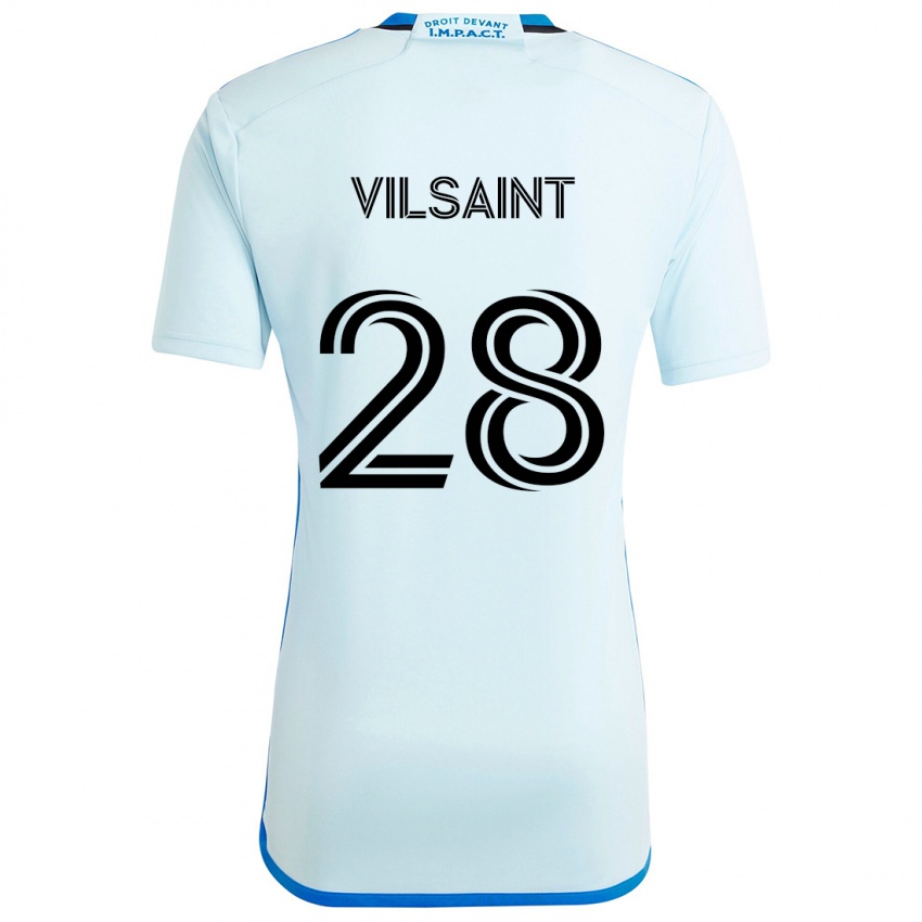 Gyermek Jules-Anthony Vilsaint #28 Jégkék Idegenbeli Jersey 2024/25 Mez Póló Ing