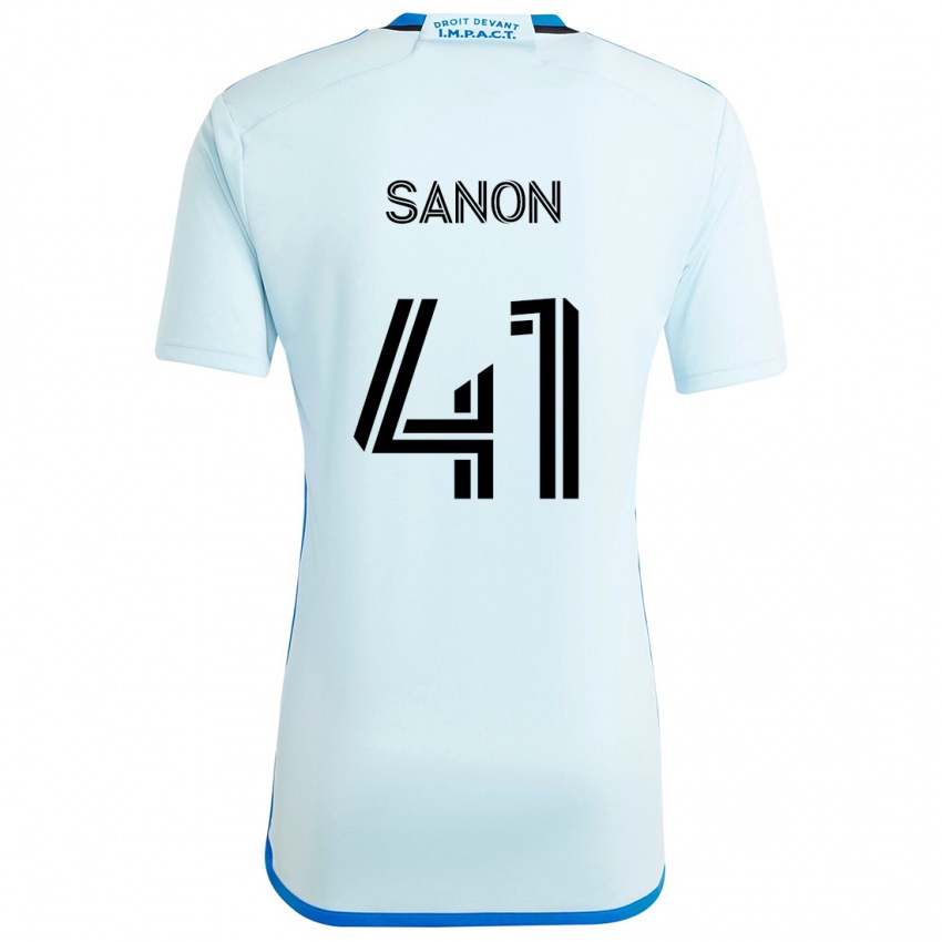 Gyermek Jérémy Sanon #41 Jégkék Idegenbeli Jersey 2024/25 Mez Póló Ing