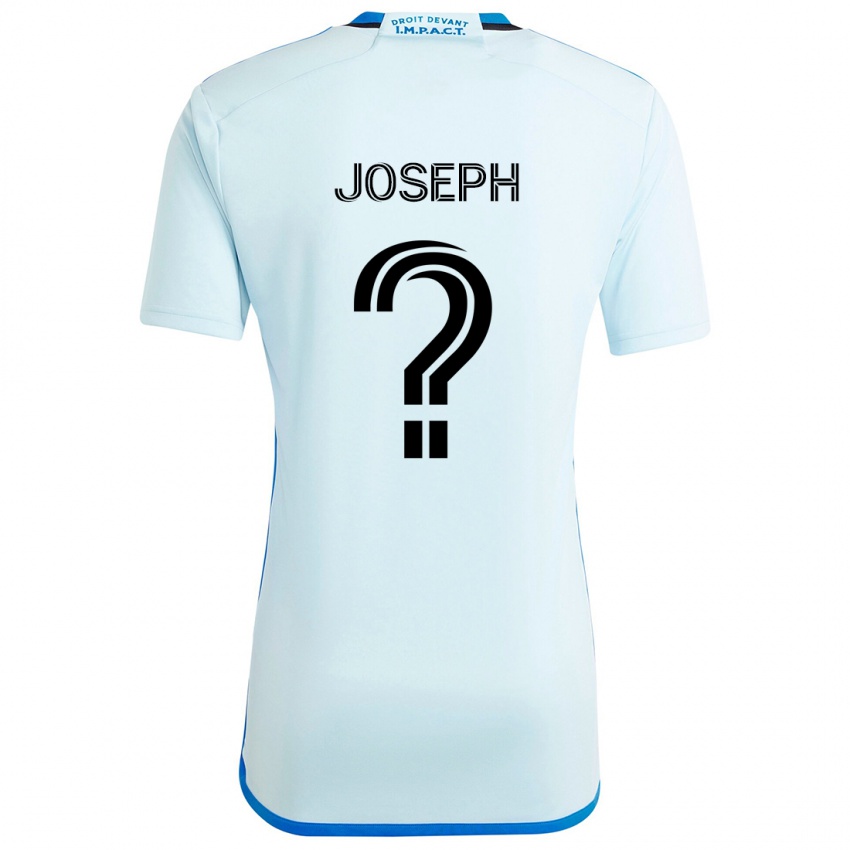 Gyermek Sebastien Joseph #0 Jégkék Idegenbeli Jersey 2024/25 Mez Póló Ing