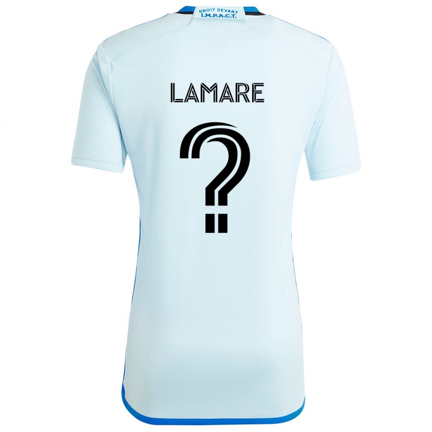 Gyermek Samuel Lamare #0 Jégkék Idegenbeli Jersey 2024/25 Mez Póló Ing