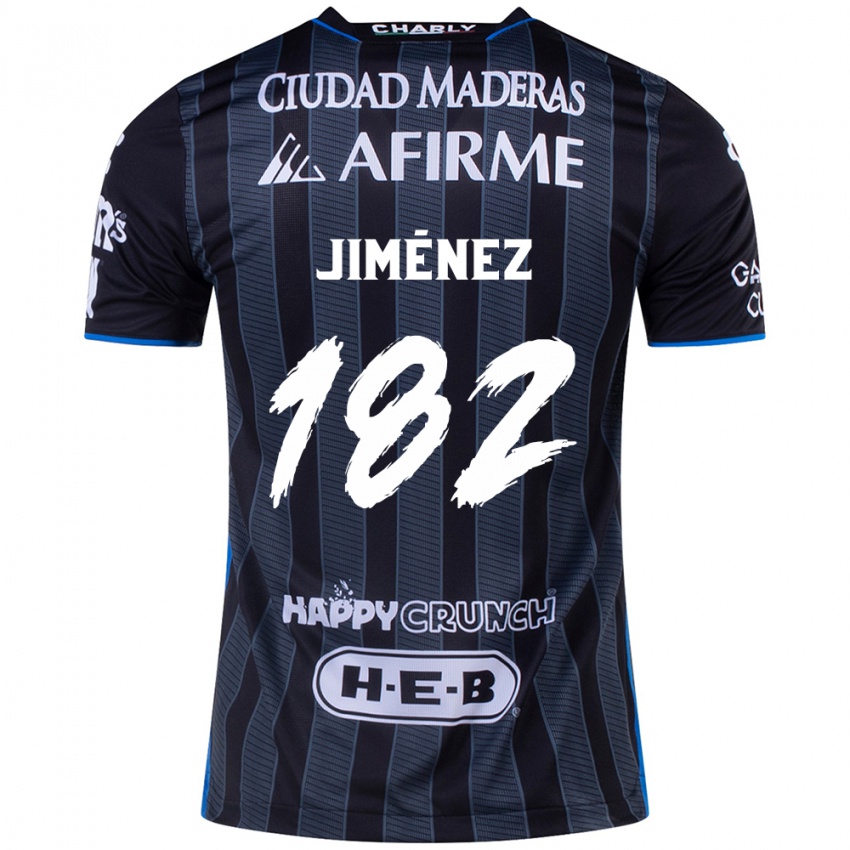 Gyermek Carlos Jiménez #182 Fehér Fekete Idegenbeli Jersey 2024/25 Mez Póló Ing