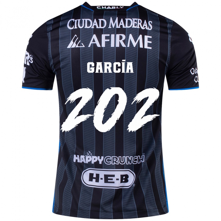 Gyermek Diego García #202 Fehér Fekete Idegenbeli Jersey 2024/25 Mez Póló Ing