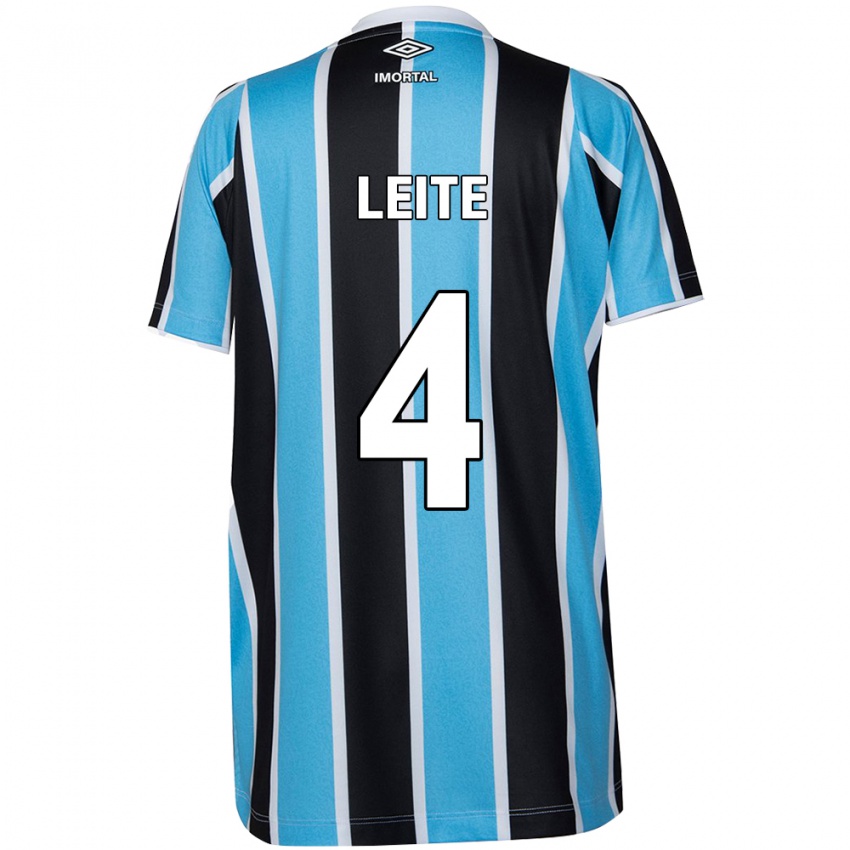 Férfi Paulo Henrique Leite #4 Kék Fekete Fehér Hazai Jersey 2024/25 Mez Póló Ing