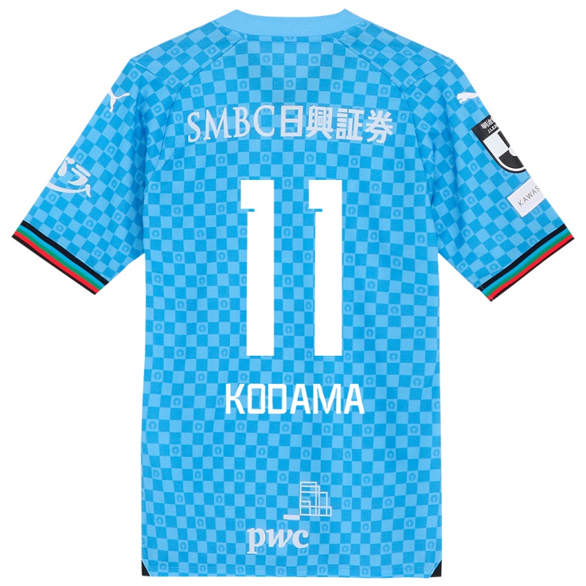 Férfi Shotaro Kodama #11 Azúrkék Hazai Jersey 2024/25 Mez Póló Ing