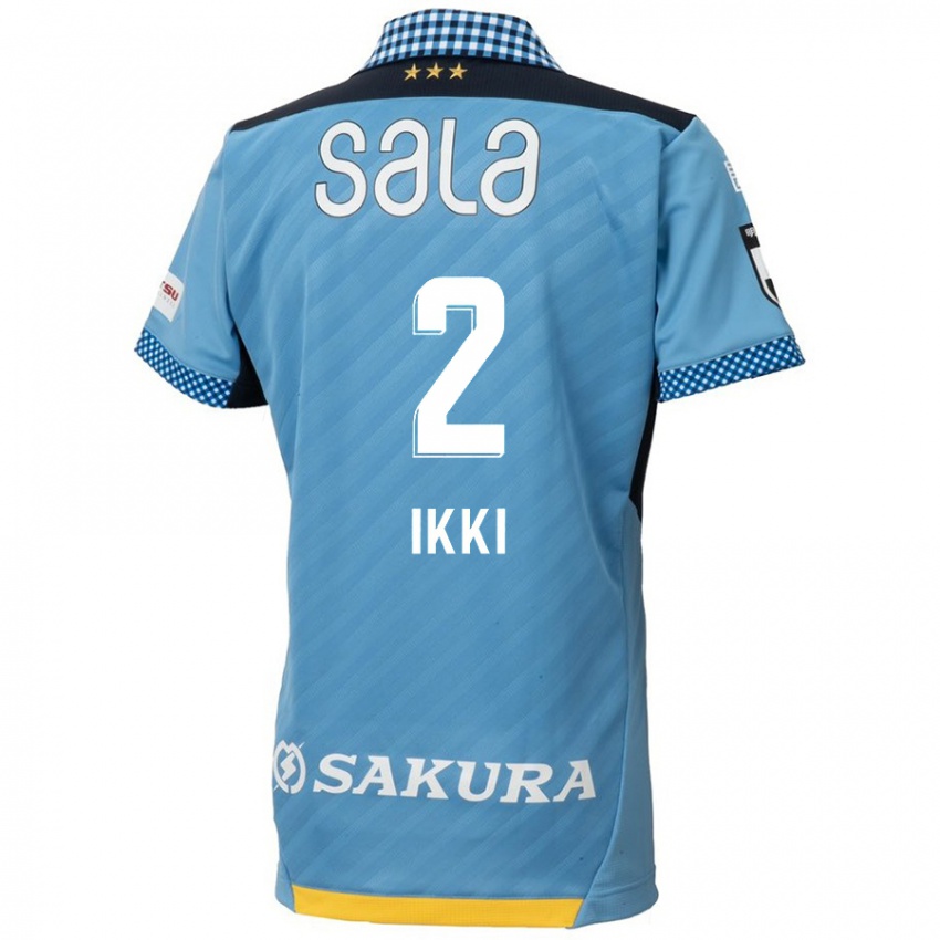 Férfi Ikki Kawasaki #2 Kék Fekete Hazai Jersey 2024/25 Mez Póló Ing