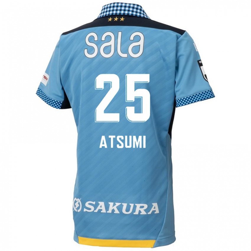 Férfi Keita Atsumi #25 Kék Fekete Hazai Jersey 2024/25 Mez Póló Ing