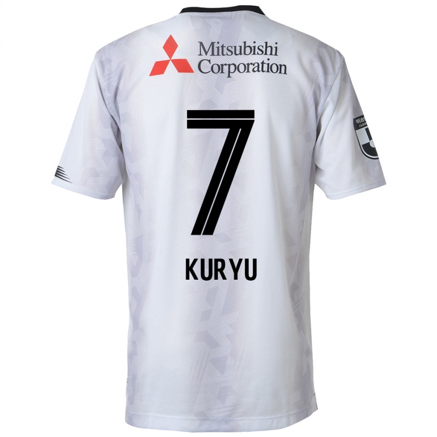 Férfi Kuryu Matsuki #7 Fehér Fekete Idegenbeli Jersey 2024/25 Mez Póló Ing