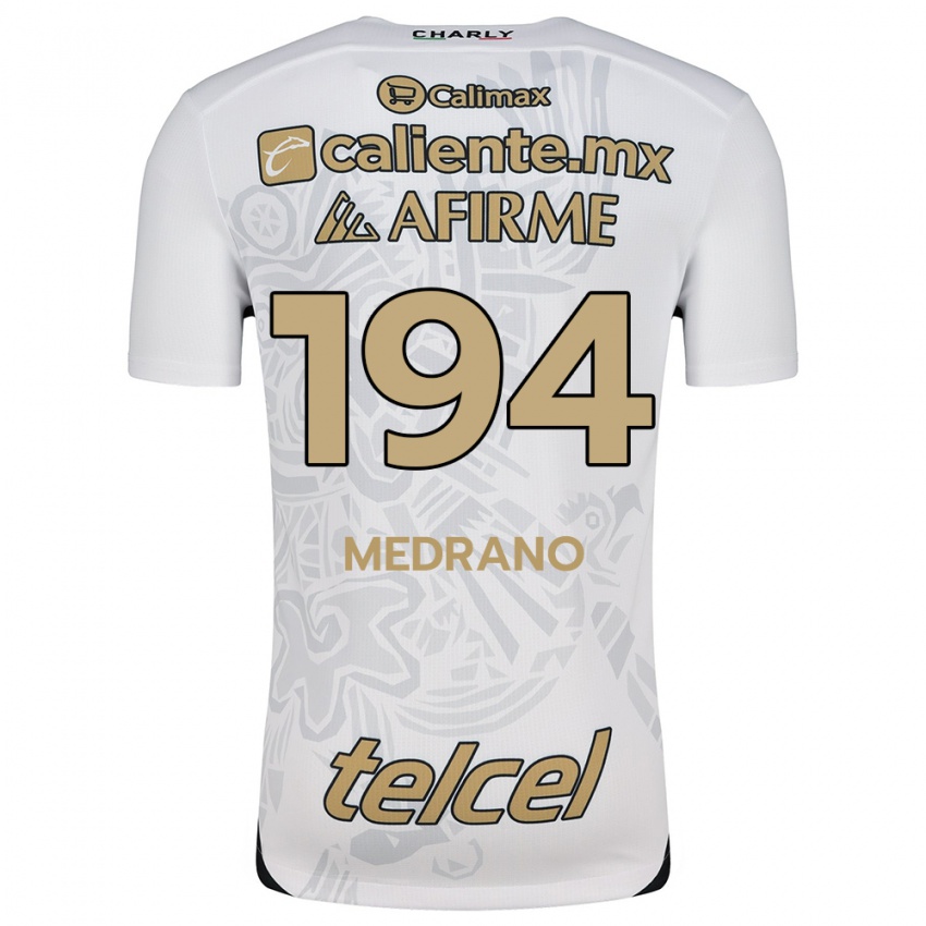 Férfi Luis Medrano #194 Fehér Fekete Idegenbeli Jersey 2024/25 Mez Póló Ing