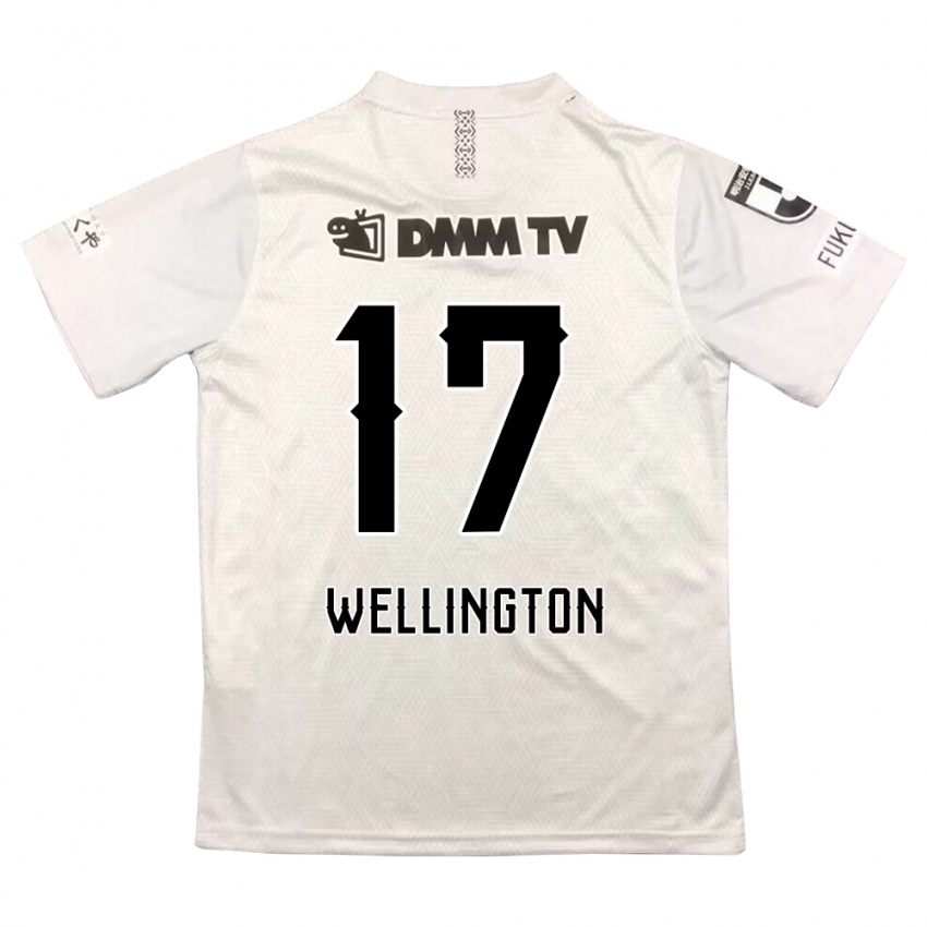 Férfi Wellington #17 Szürke Fekete Idegenbeli Jersey 2024/25 Mez Póló Ing