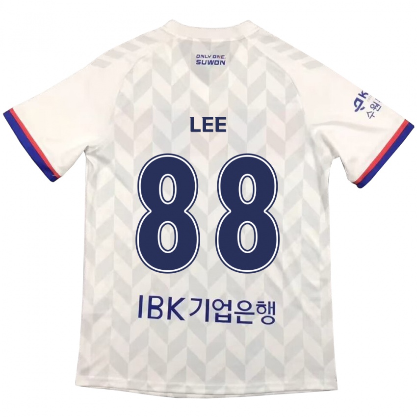 Férfi Yong Lee #88 Fehér Kék Idegenbeli Jersey 2024/25 Mez Póló Ing