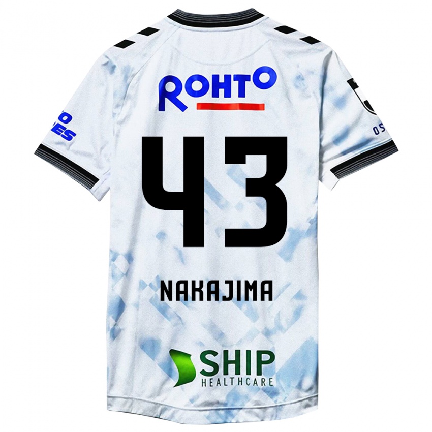 Női Yugo Nakajima #43 Fehér Fekete Idegenbeli Jersey 2024/25 Mez Póló Ing