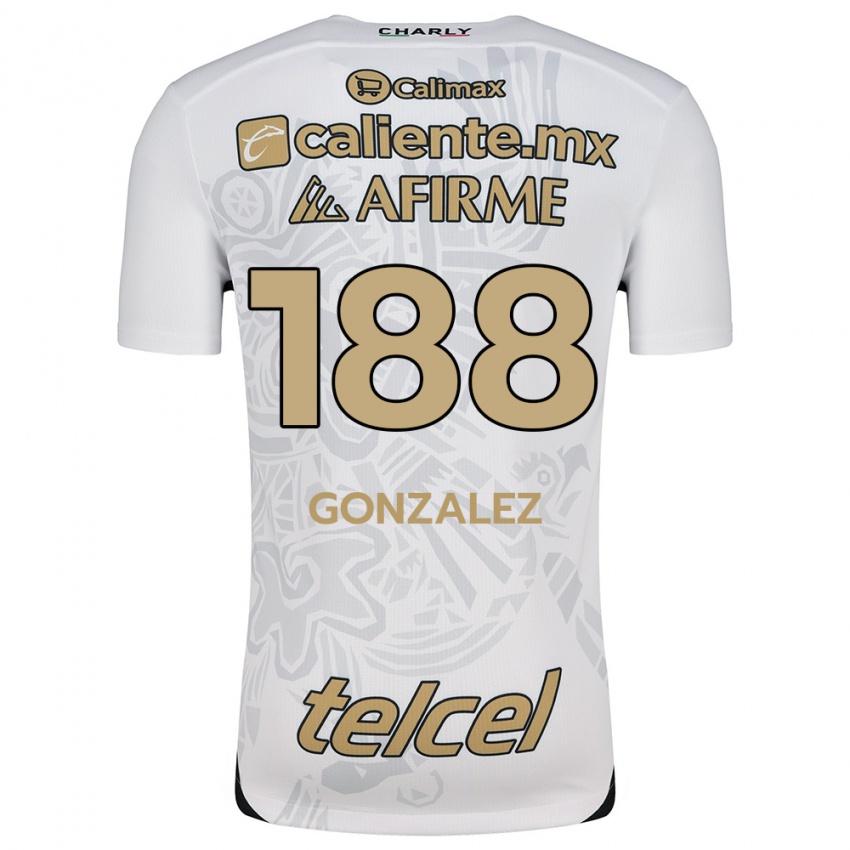 Női Jorge González #188 Fehér Fekete Idegenbeli Jersey 2024/25 Mez Póló Ing