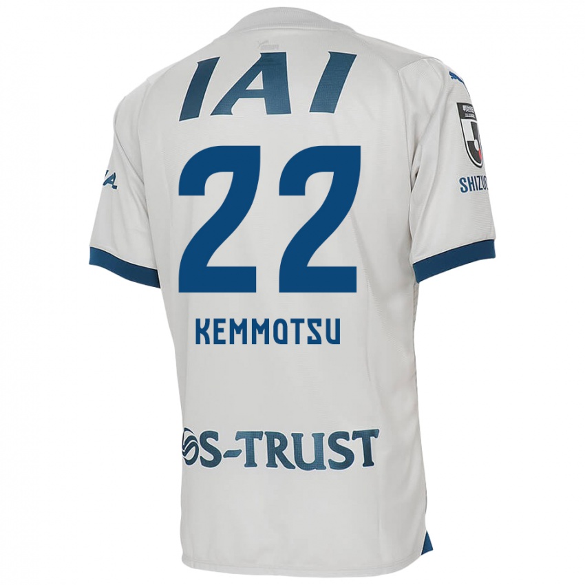 Női Takumu Kemmotsu #22 Fehér Kék Idegenbeli Jersey 2024/25 Mez Póló Ing