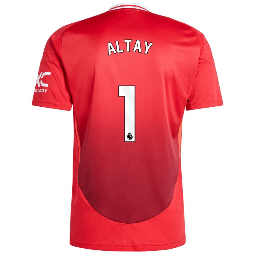 Gyermek Altay Bayindir #1 Élénkpiros Hazai Jersey 2024/25 Mez Póló Ing