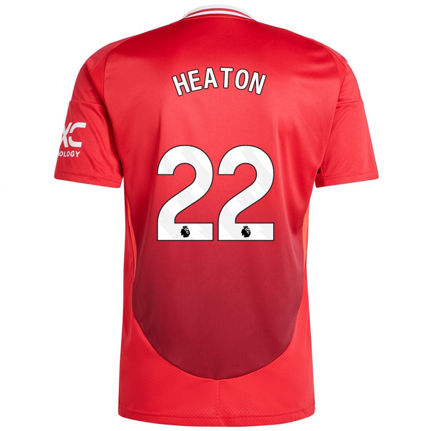 Gyermek Tom Heaton #22 Élénkpiros Hazai Jersey 2024/25 Mez Póló Ing