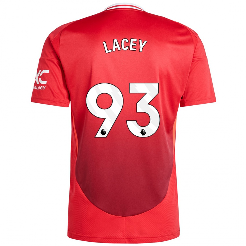 Gyermek Shea Lacey #93 Élénkpiros Hazai Jersey 2024/25 Mez Póló Ing