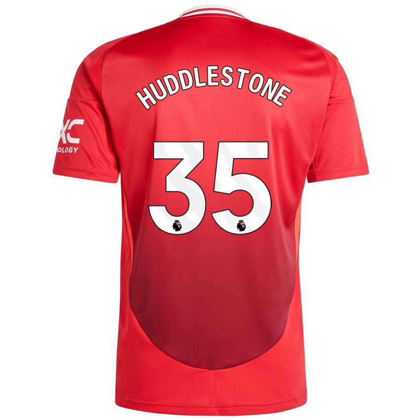 Gyermek Tom Huddlestone #35 Élénkpiros Hazai Jersey 2024/25 Mez Póló Ing