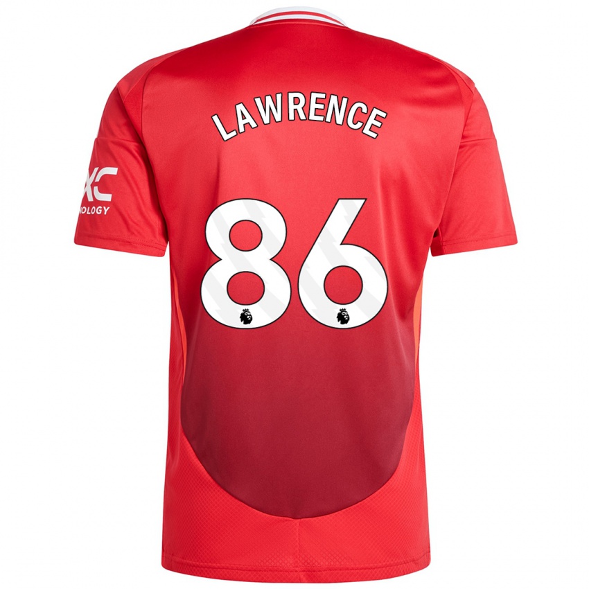 Gyermek Marcus Lawrence #86 Élénkpiros Hazai Jersey 2024/25 Mez Póló Ing