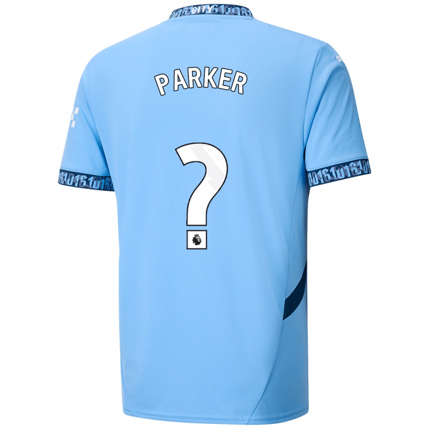 Gyermek Harrison Parker #0 Sötétkék Hazai Jersey 2024/25 Mez Póló Ing