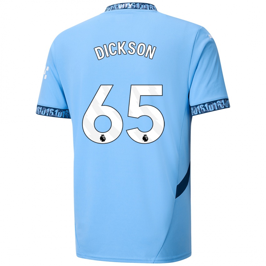 Gyermek Will Dickson #65 Sötétkék Hazai Jersey 2024/25 Mez Póló Ing