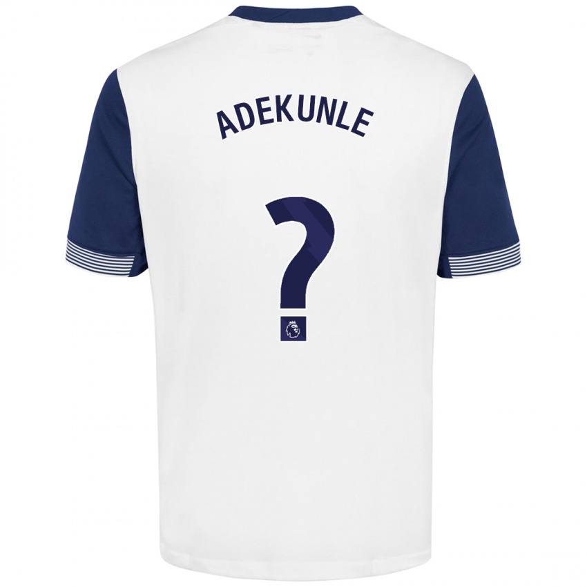 Gyermek Timileyin Adekunle #0 Fehér Kék Hazai Jersey 2024/25 Mez Póló Ing