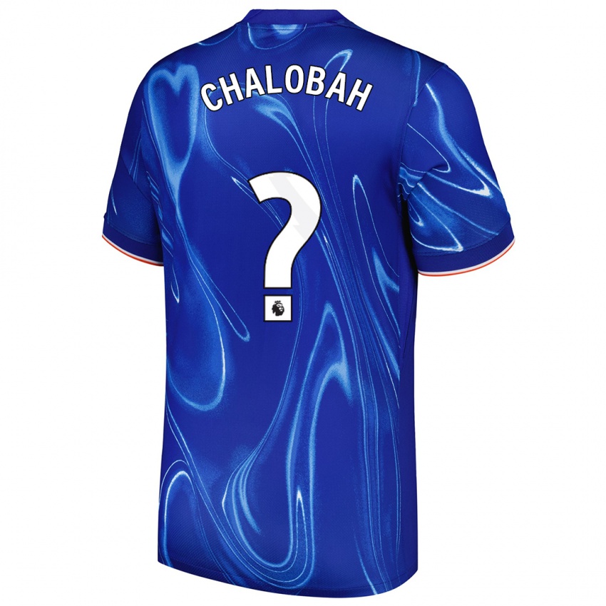 Gyermek Trevoh Chalobah #0 Kék Fehér Hazai Jersey 2024/25 Mez Póló Ing