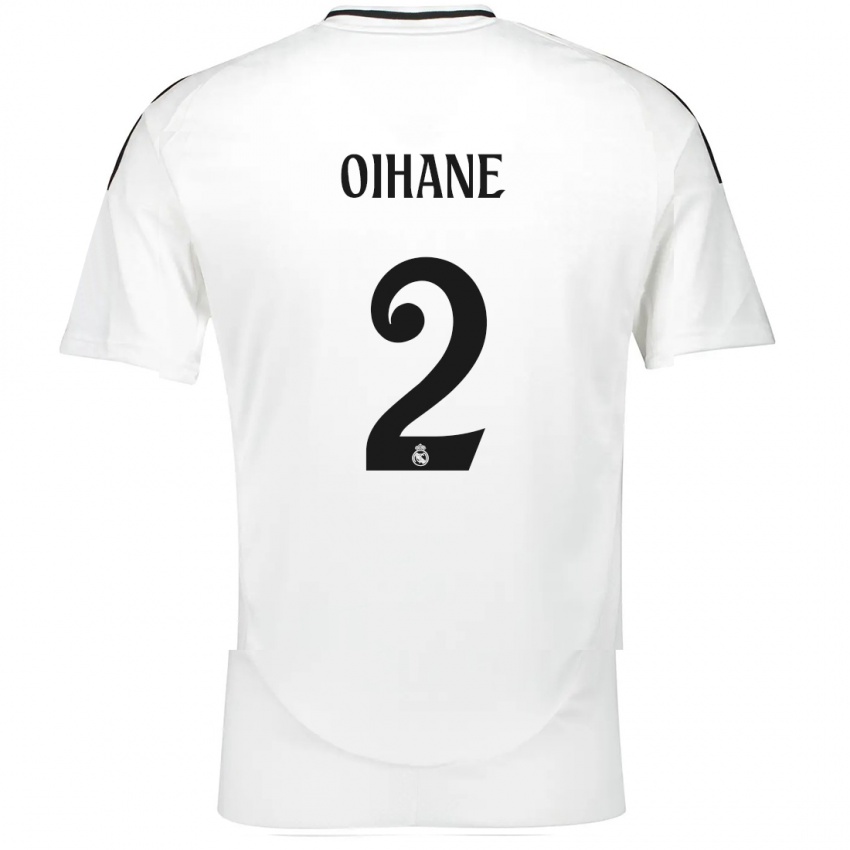 Gyermek Oihane Hernández #2 Fehér Hazai Jersey 2024/25 Mez Póló Ing