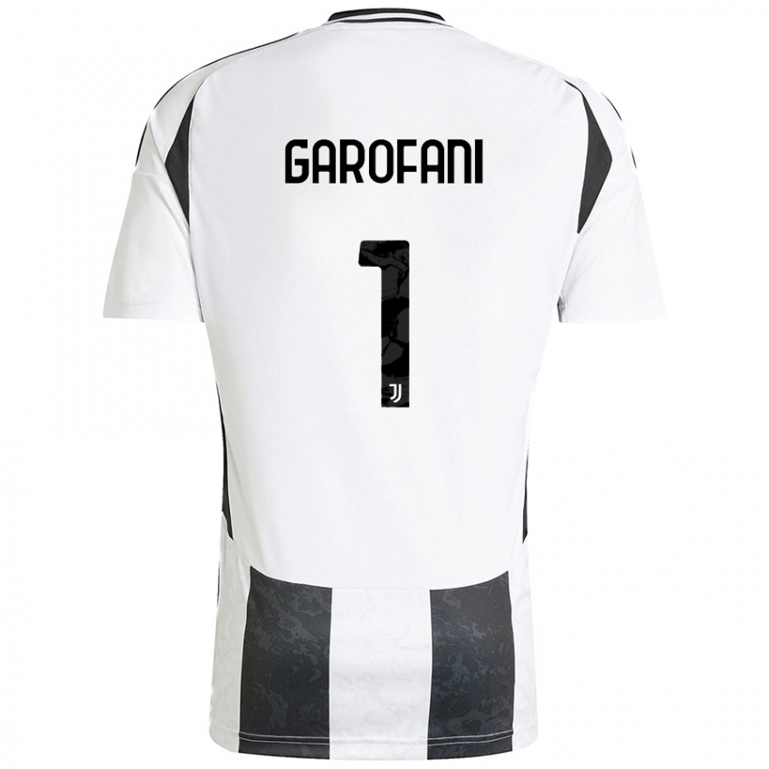 Gyermek Giovanni Garofani #1 Fehér Fekete Hazai Jersey 2024/25 Mez Póló Ing