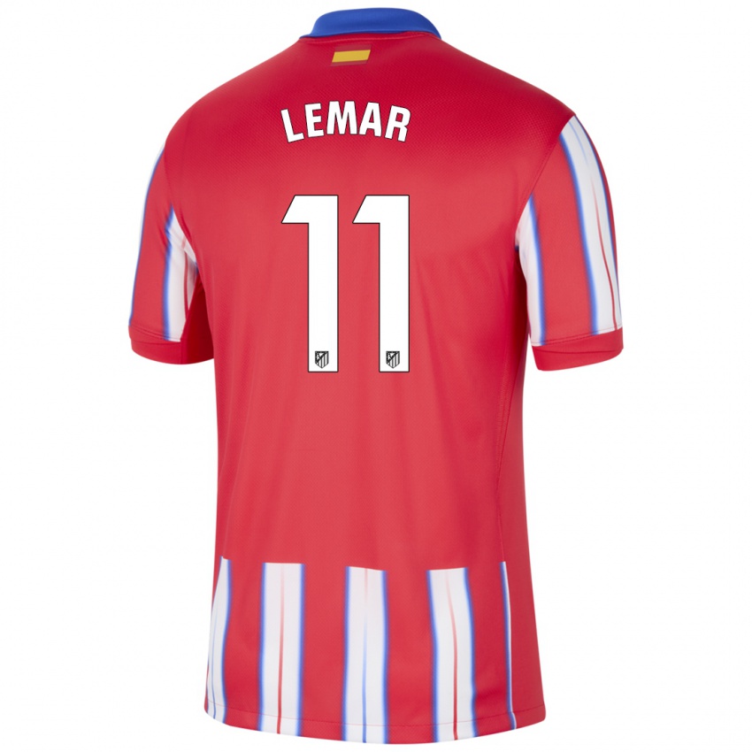 Gyermek Thomas Lemar #11 Piros Fehér Kék Hazai Jersey 2024/25 Mez Póló Ing