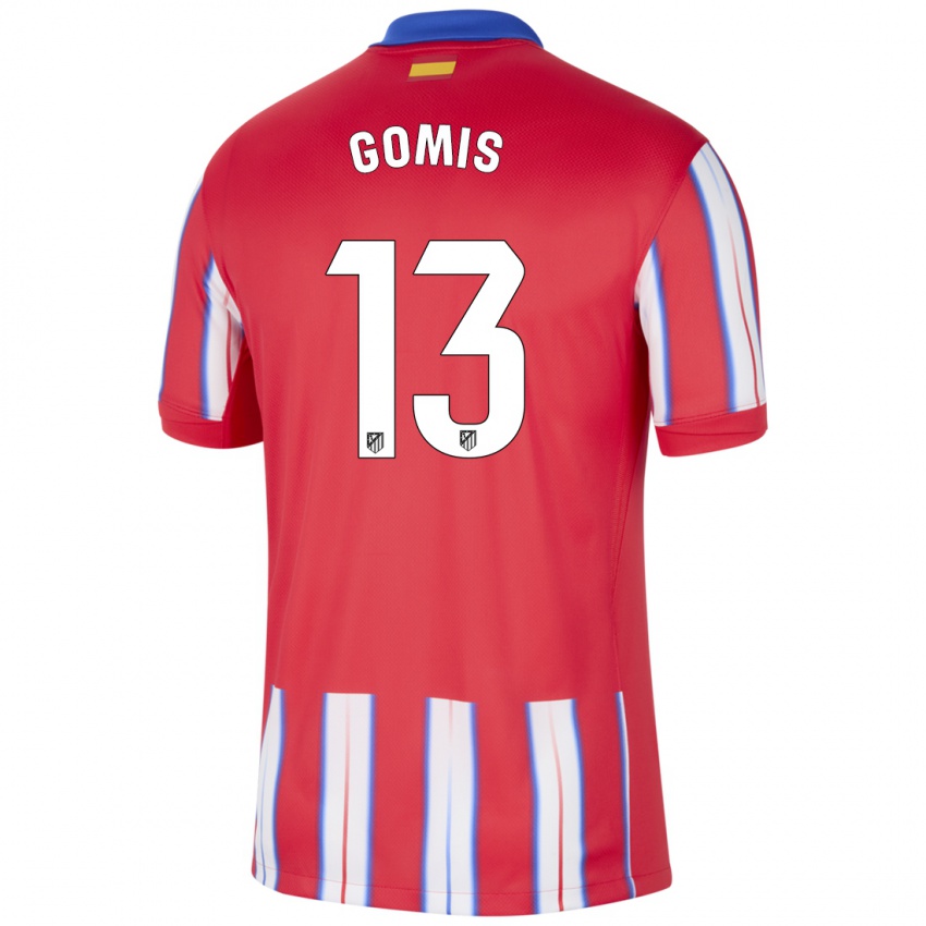 Gyermek Antonio Gomis #13 Piros Fehér Kék Hazai Jersey 2024/25 Mez Póló Ing