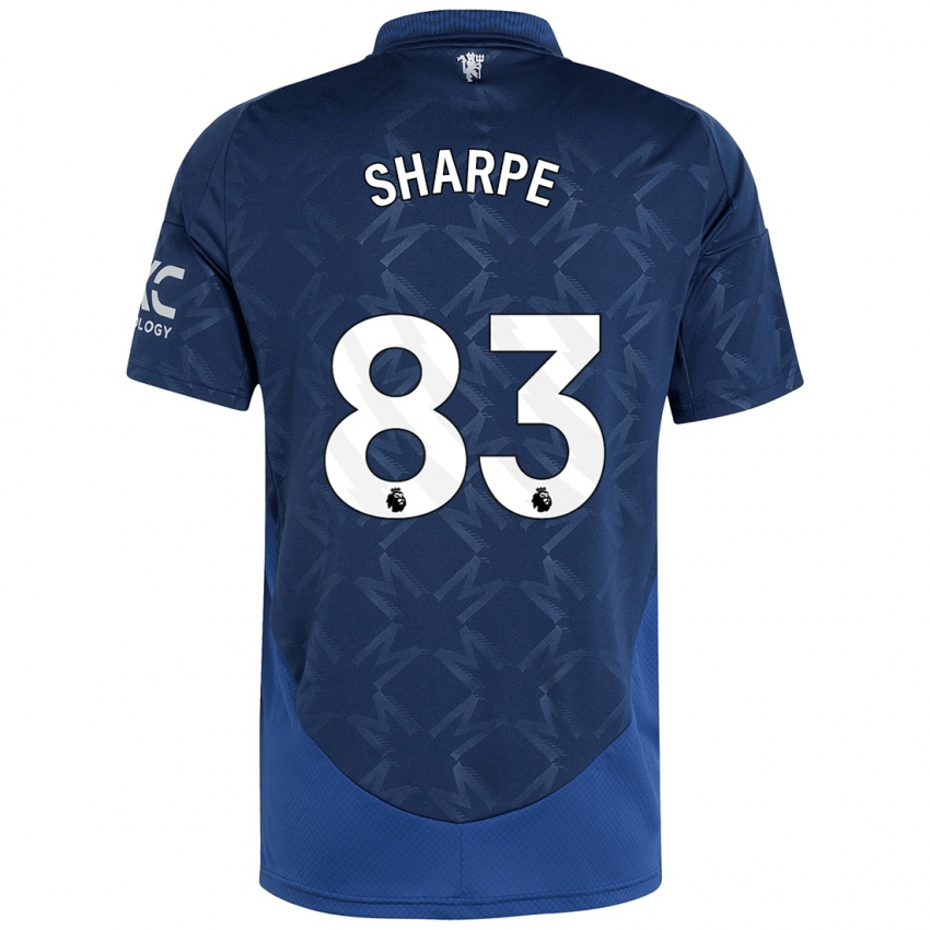 Gyermek Malachi Sharpe #83 Indigó Idegenbeli Jersey 2024/25 Mez Póló Ing