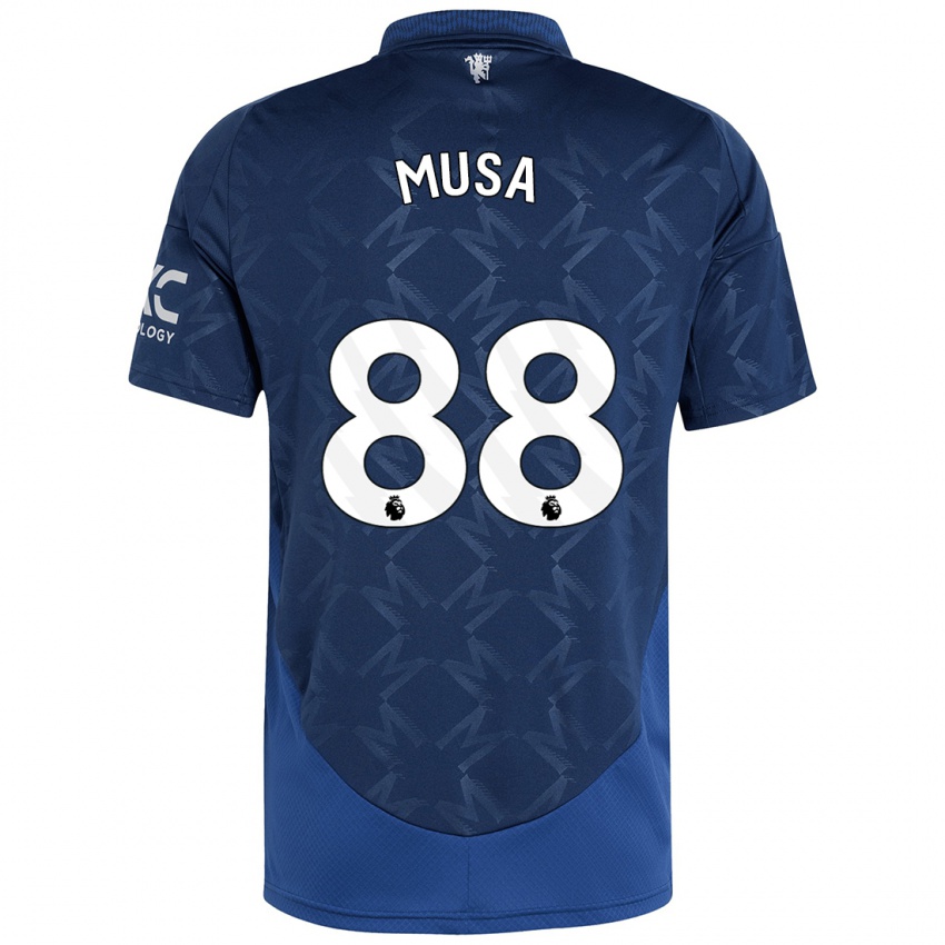 Gyermek Victor Musa #88 Indigó Idegenbeli Jersey 2024/25 Mez Póló Ing