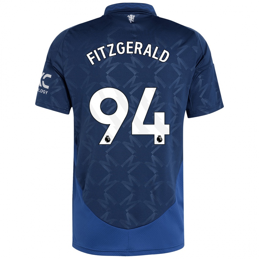 Gyermek Jayce Fitzgerald #94 Indigó Idegenbeli Jersey 2024/25 Mez Póló Ing