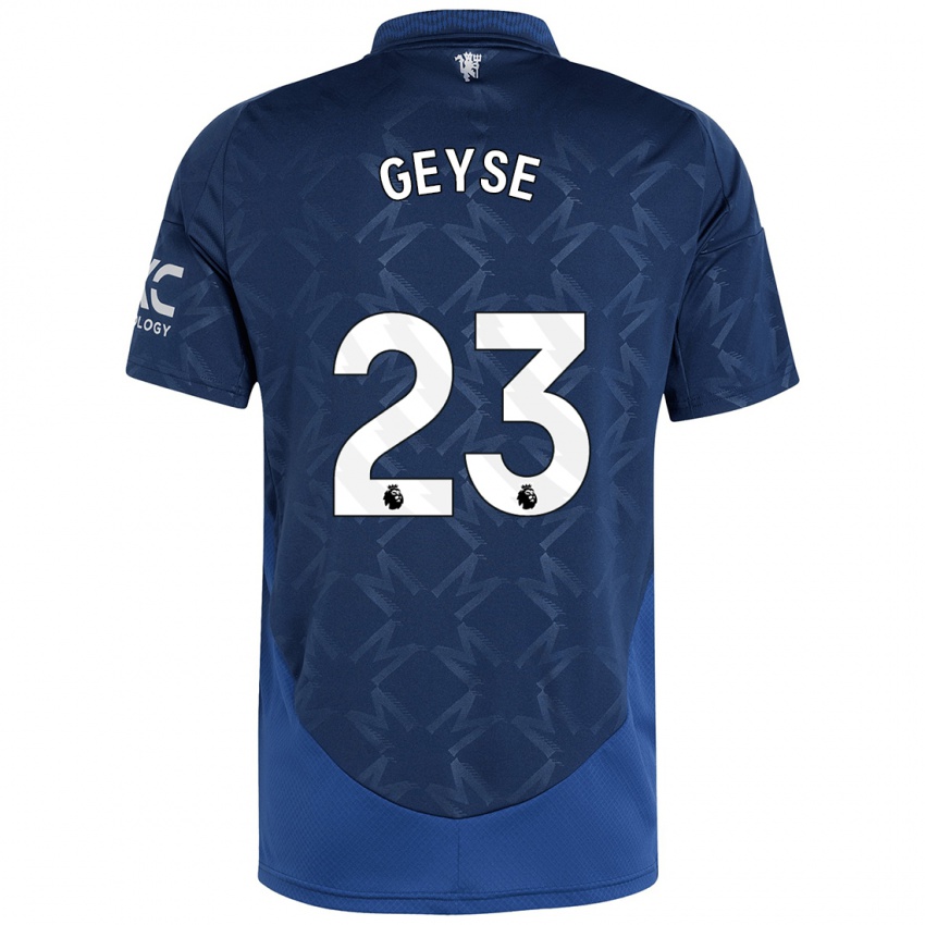 Gyermek Geyse #23 Indigó Idegenbeli Jersey 2024/25 Mez Póló Ing