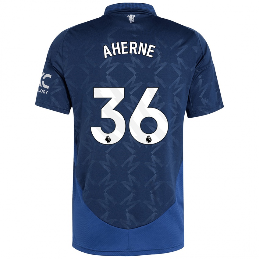 Gyermek Alyssa Aherne #36 Indigó Idegenbeli Jersey 2024/25 Mez Póló Ing