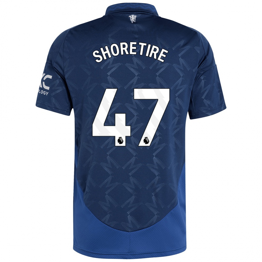 Gyermek Shola Shoretire #47 Indigó Idegenbeli Jersey 2024/25 Mez Póló Ing