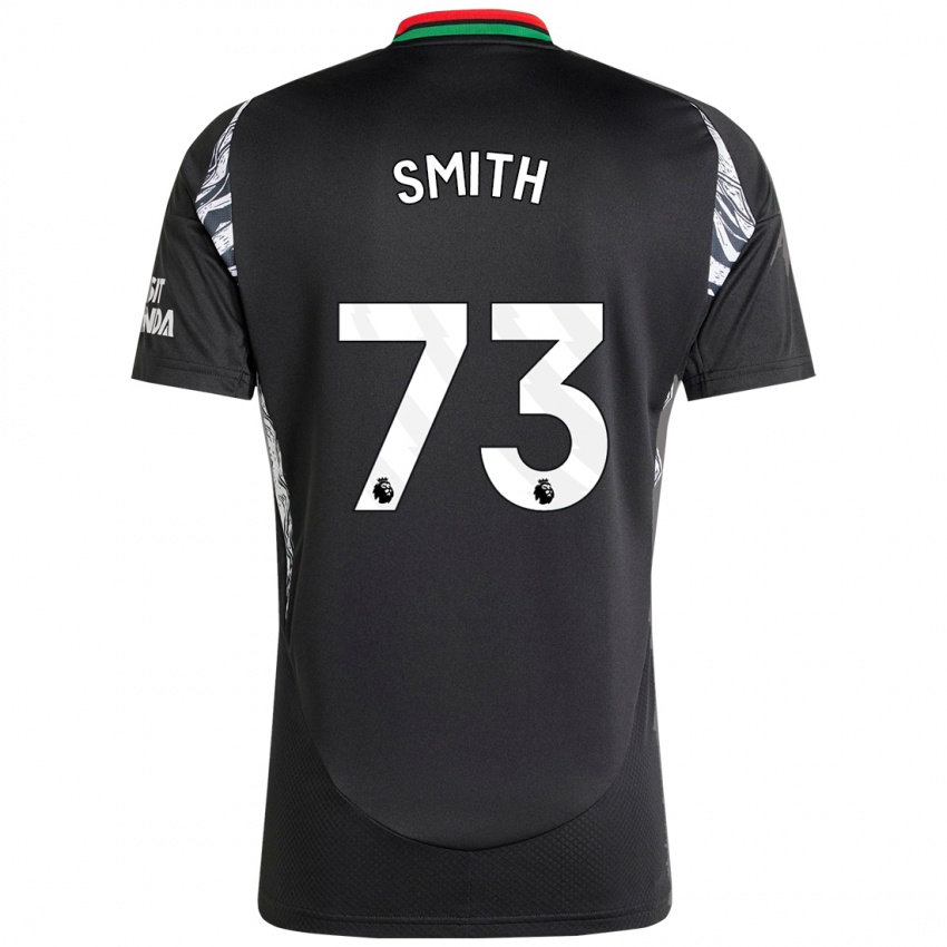 Gyermek Tom Smith #73 Fekete Idegenbeli Jersey 2024/25 Mez Póló Ing