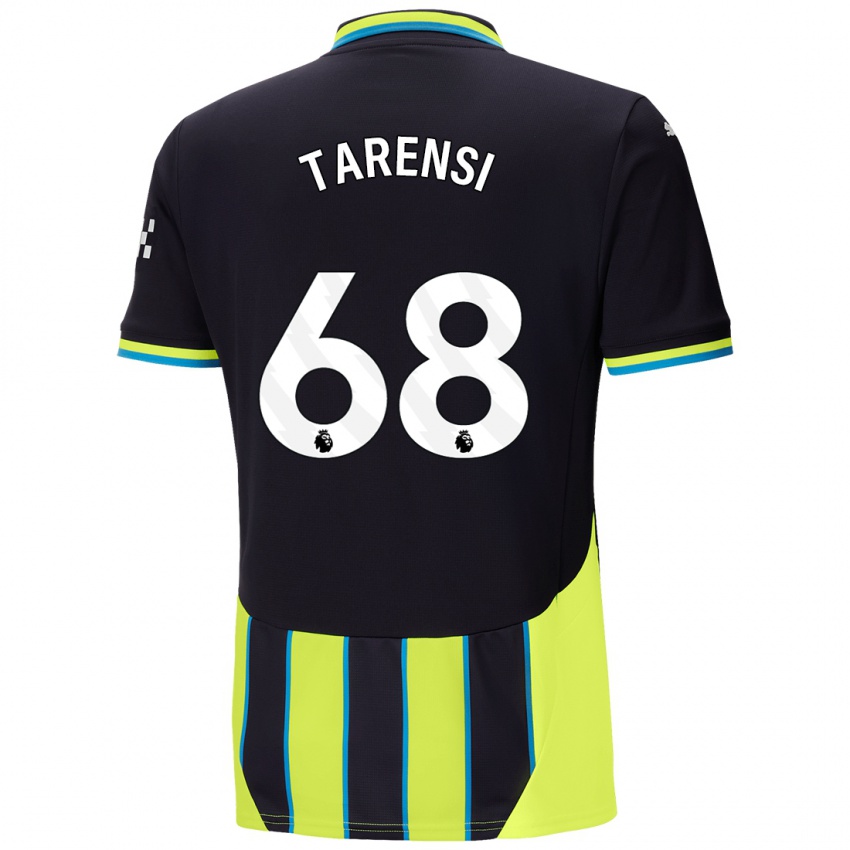 Gyermek Oscar Tarensi #68 Kék Sárga Idegenbeli Jersey 2024/25 Mez Póló Ing