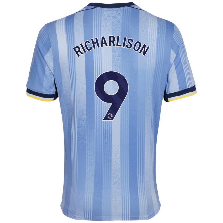 Gyermek Richarlison #9 Világoskék Idegenbeli Jersey 2024/25 Mez Póló Ing