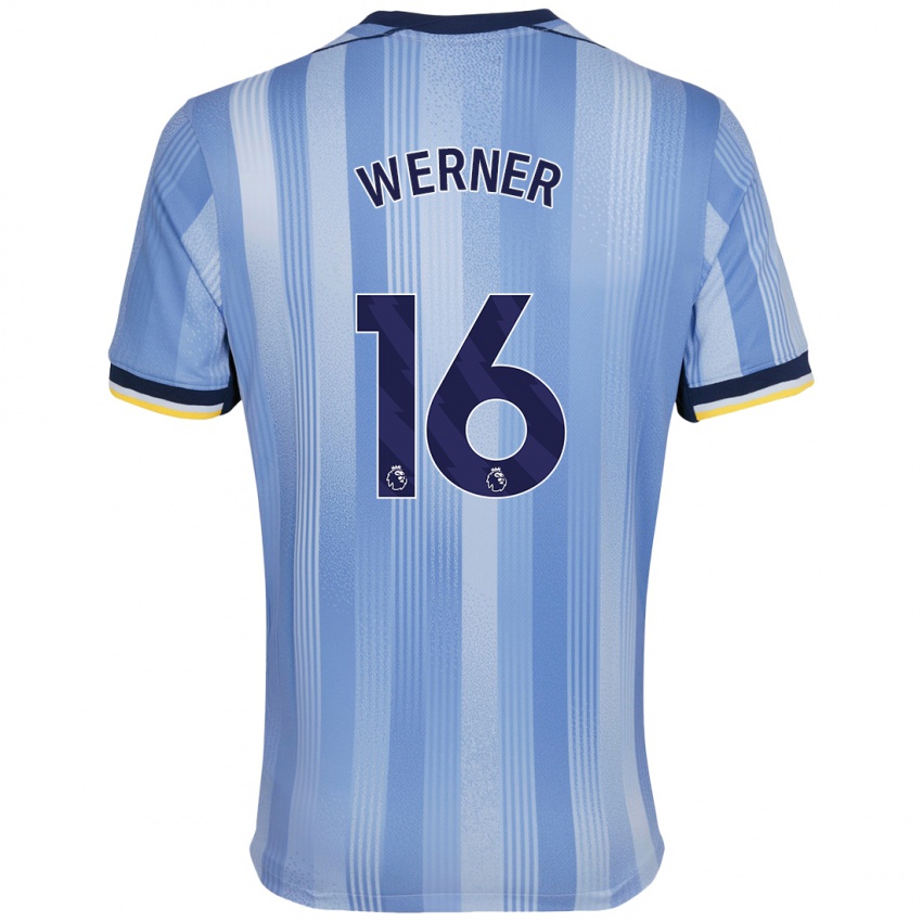 Gyermek Timo Werner #16 Világoskék Idegenbeli Jersey 2024/25 Mez Póló Ing