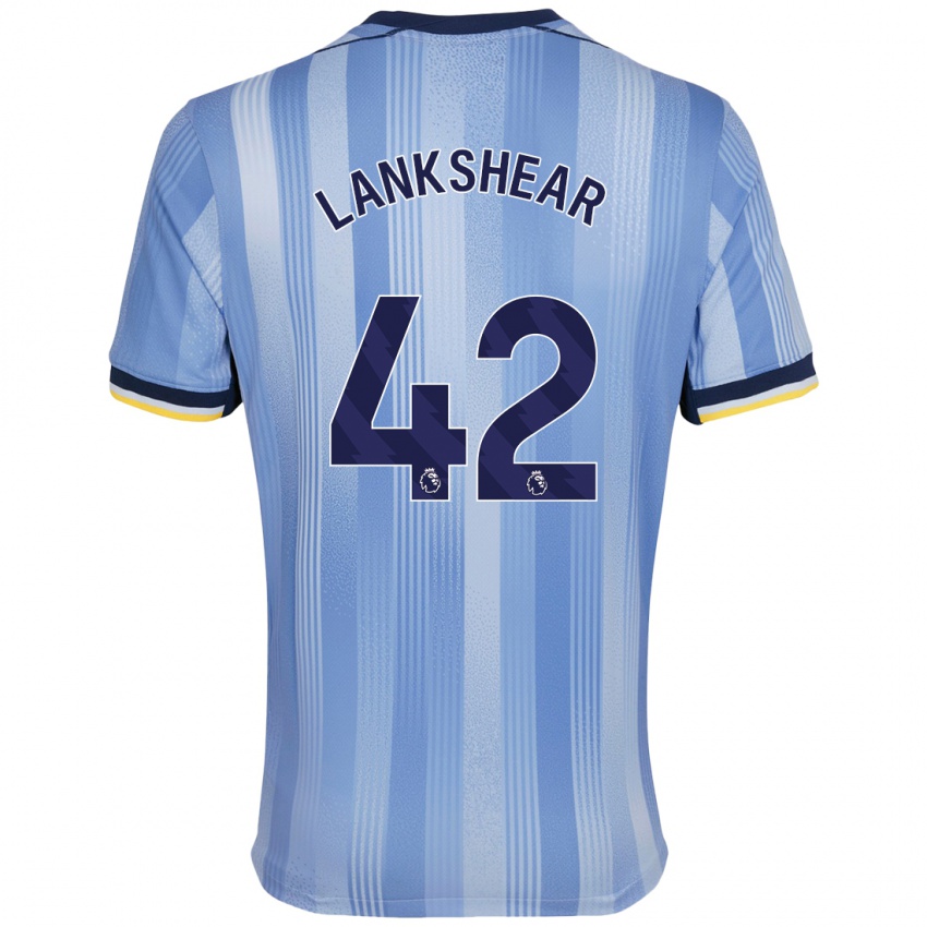 Gyermek Will Lankshear #42 Világoskék Idegenbeli Jersey 2024/25 Mez Póló Ing