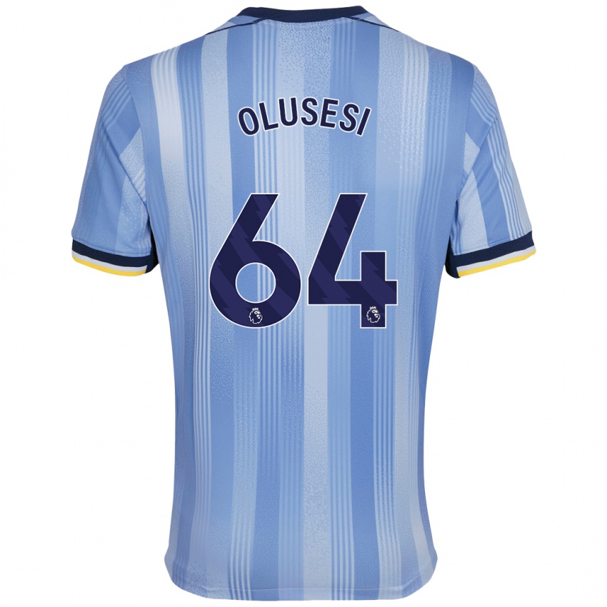 Gyermek Callum Olusesi #64 Világoskék Idegenbeli Jersey 2024/25 Mez Póló Ing