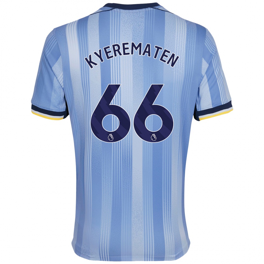 Gyermek Rio Kyerematen #66 Világoskék Idegenbeli Jersey 2024/25 Mez Póló Ing