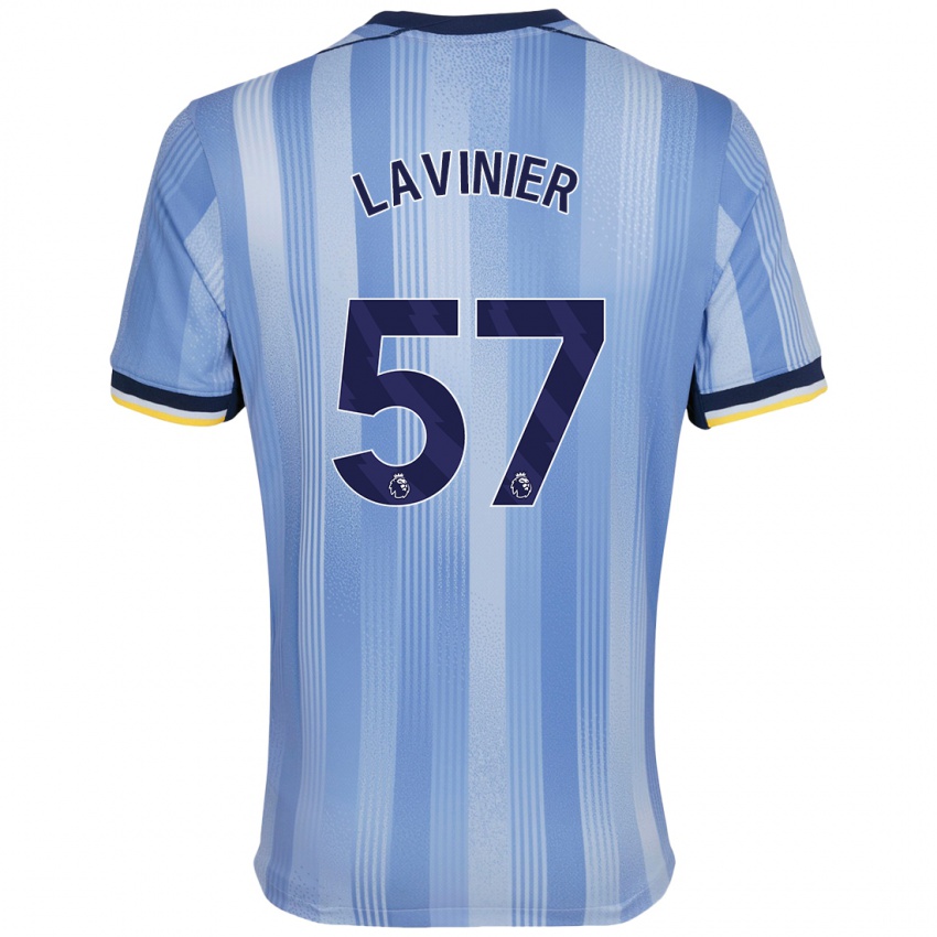 Gyermek Marcel Lavinier #57 Világoskék Idegenbeli Jersey 2024/25 Mez Póló Ing